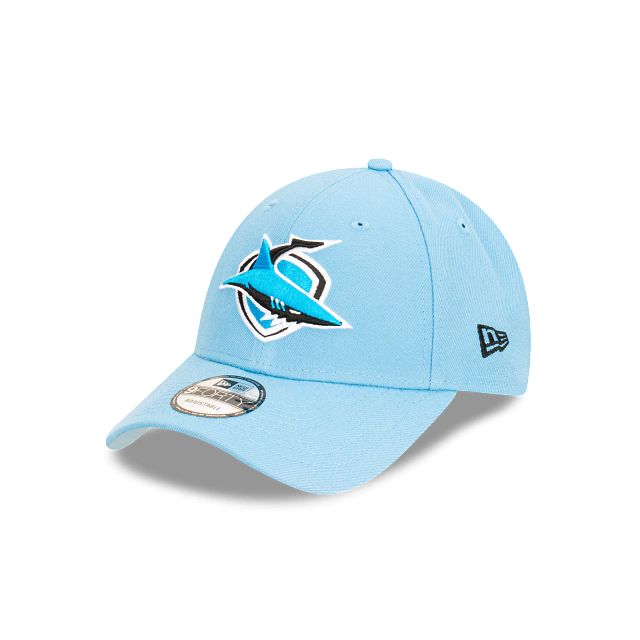 NRL Cronulla Sutherland Sharks Official Team Colours 9Forty Snapback (IDI7707) - Blue New Era Caps